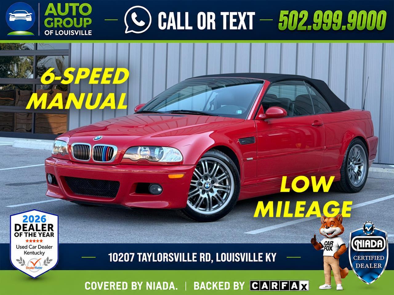 2001 BMW 3 Series M3 2dr Convertible