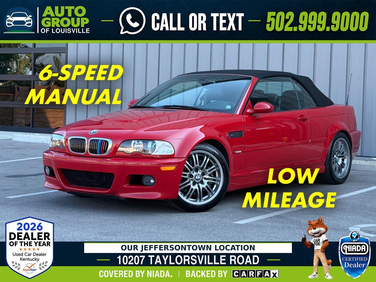 2001 BMW 3 Series M3 2dr Convertible