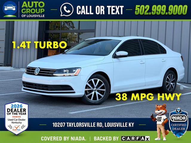 White 2017 Volkswagen Jetta Sedan Front-Wheel Drive Automatic