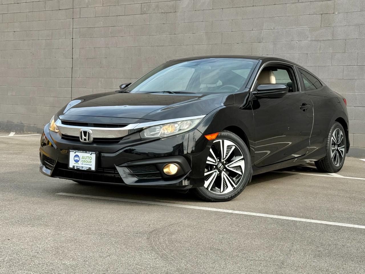 Black 2018 Honda Civic Coupe Coupe Front-Wheel Drive Automatic