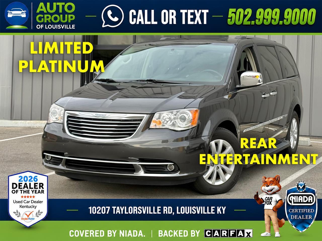 2016 Chrysler Town & Country 4dr Wgn Limited Platinum