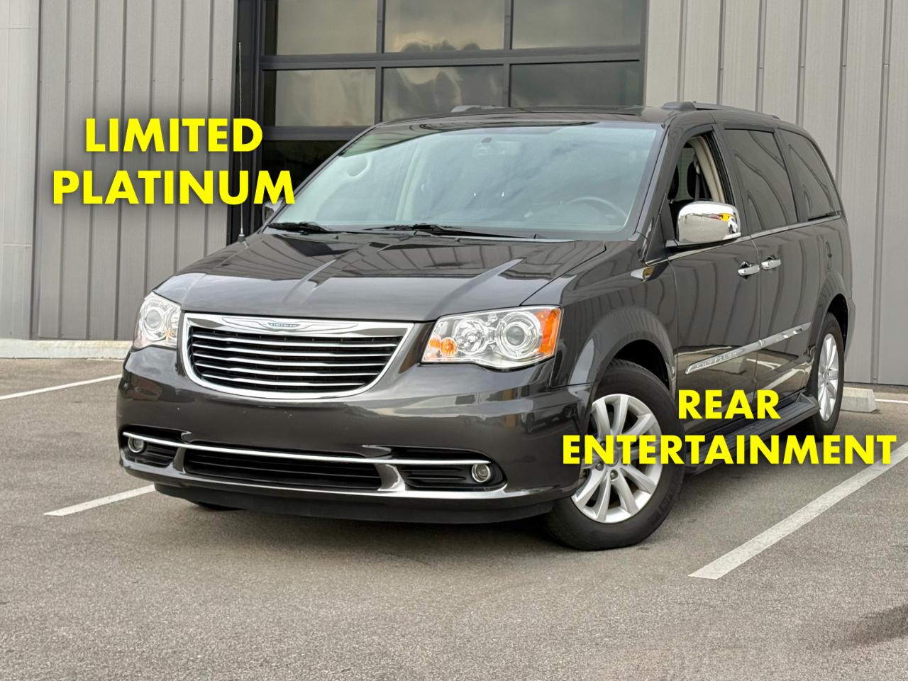 Gray 2016 Chrysler Town & Country Minivan Front-Wheel Drive Automatic