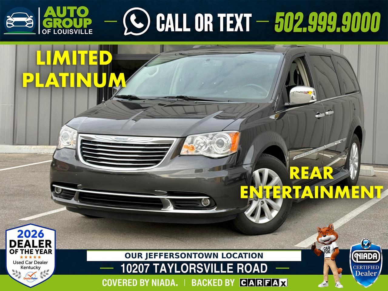 2016 Chrysler Town & Country 4dr Wgn Limited Platinum