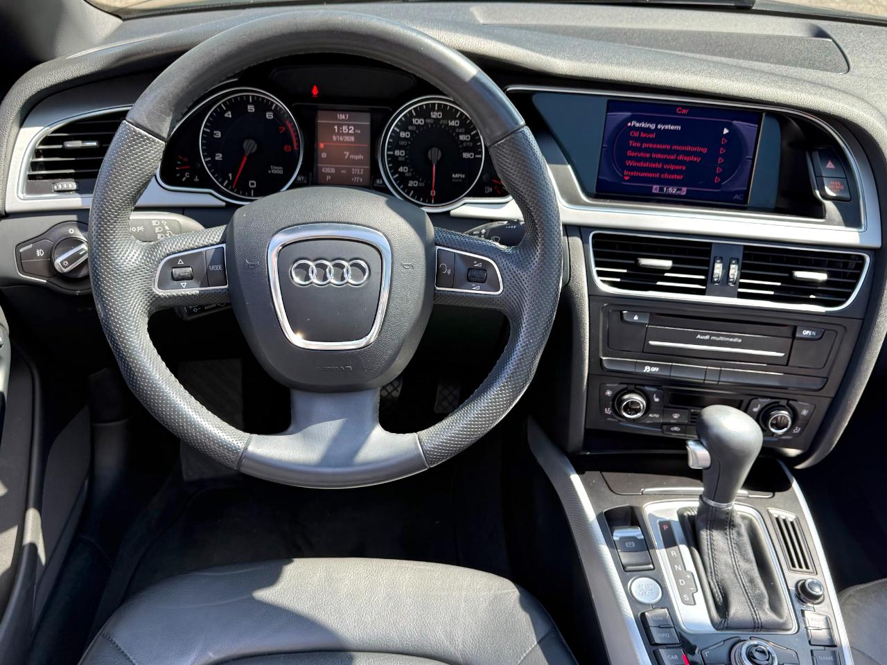 Audi A5 2dr Cabriolet Auto FrontTrak 2.0T Premium Plus 2012