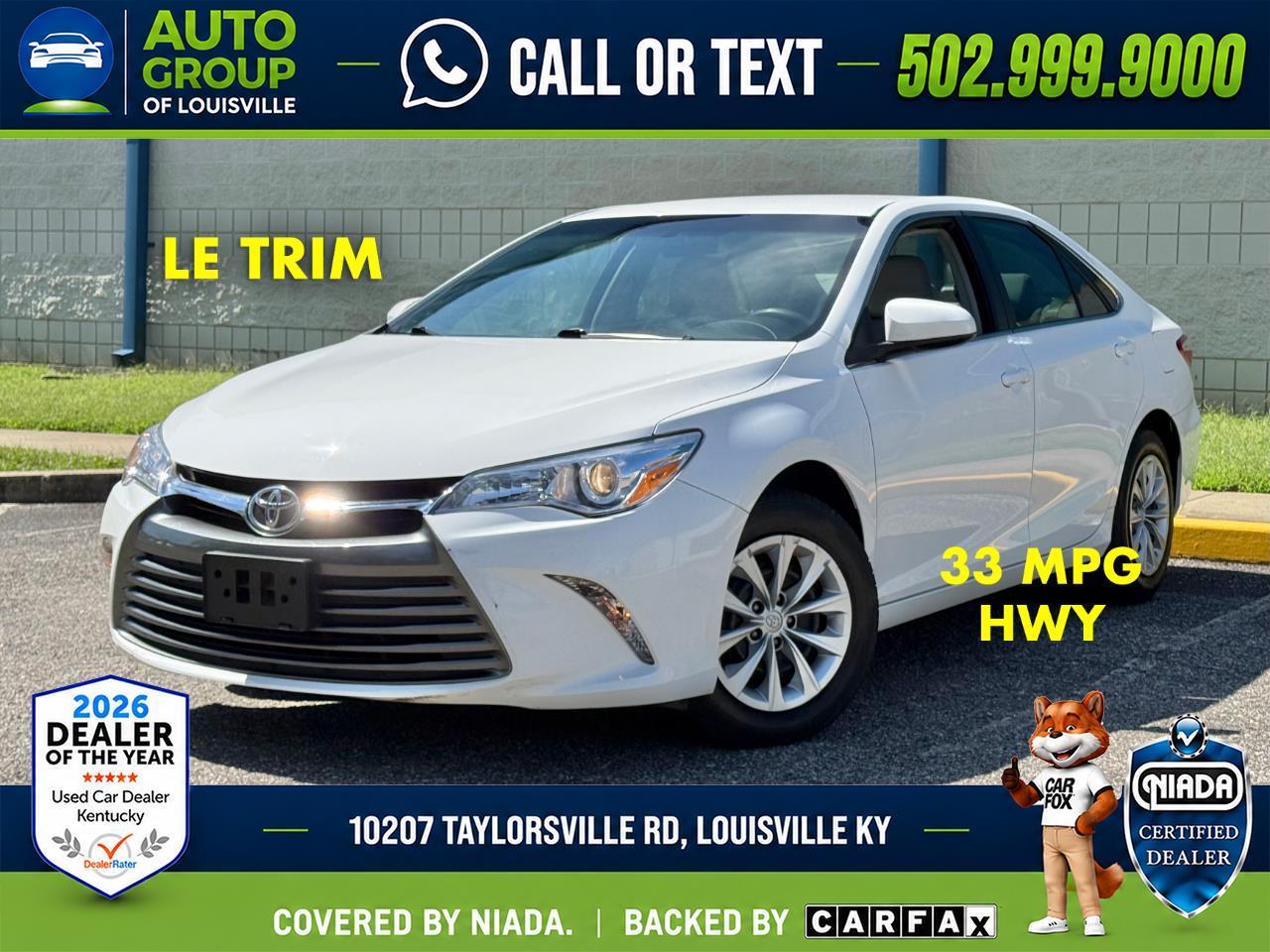 Toyota Camry XLE Auto (Natl) 2017