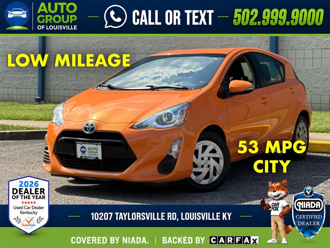 2016 Toyota Prius c 5dr HB Persona Series (Natl)