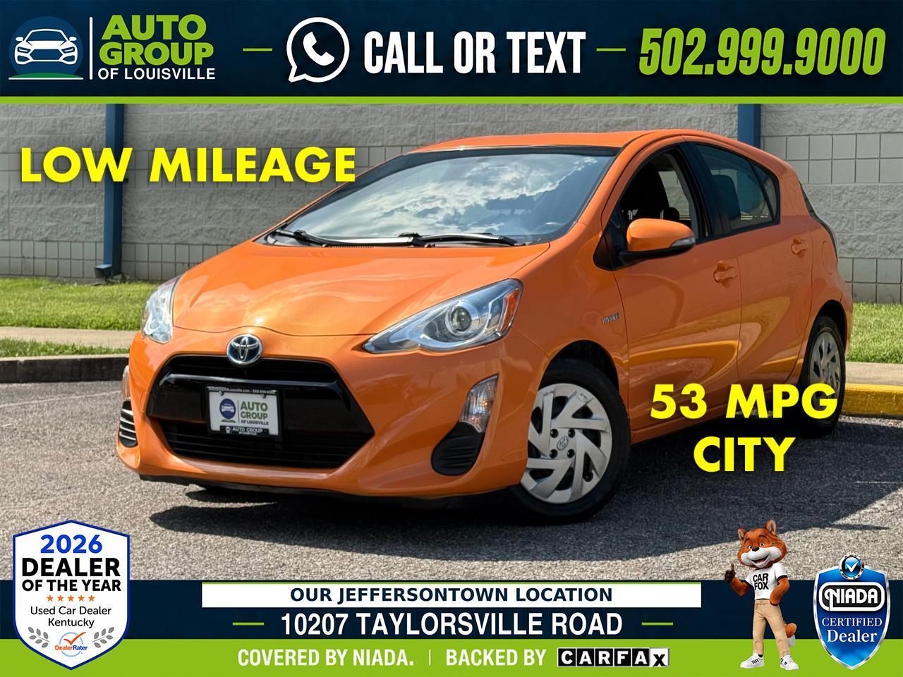 2016 Toyota Prius c 5dr HB Persona Series (Natl)