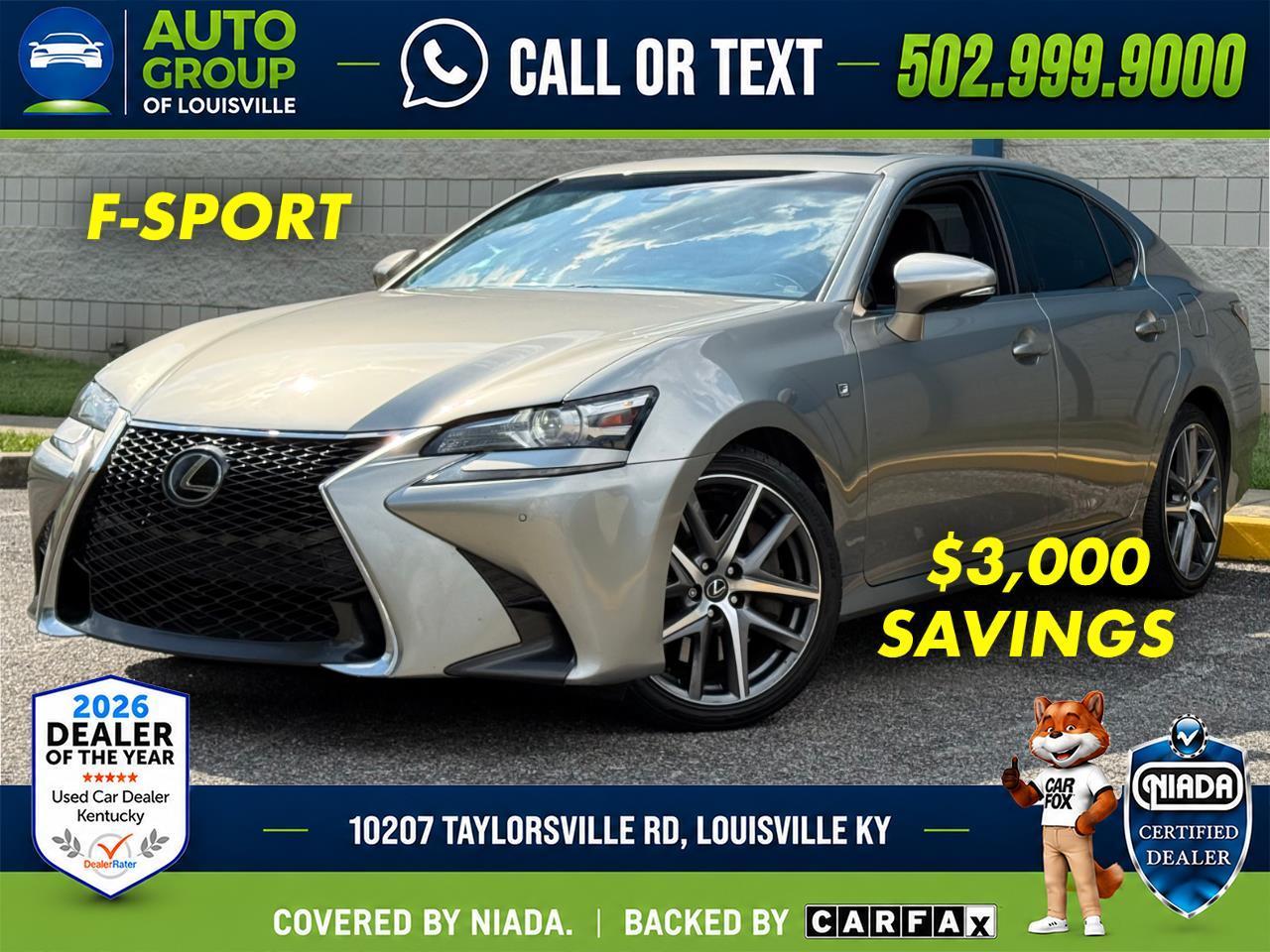 2016 Lexus GS 350 4dr Sdn RWD F Sport