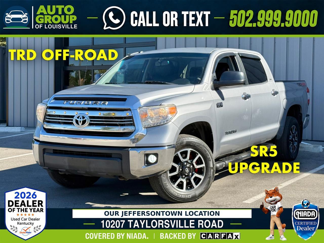Toyota Tundra 4WD TRD Pro CrewMax 5.5' Bed 5.7L (Natl) 2017