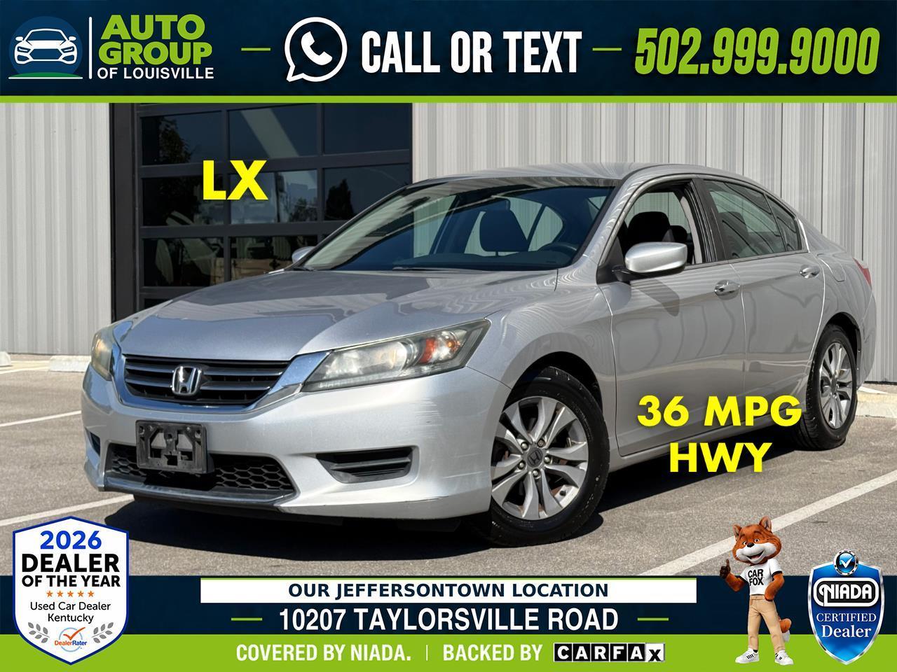 Honda Accord Sedan 4dr I4 CVT LX 2015