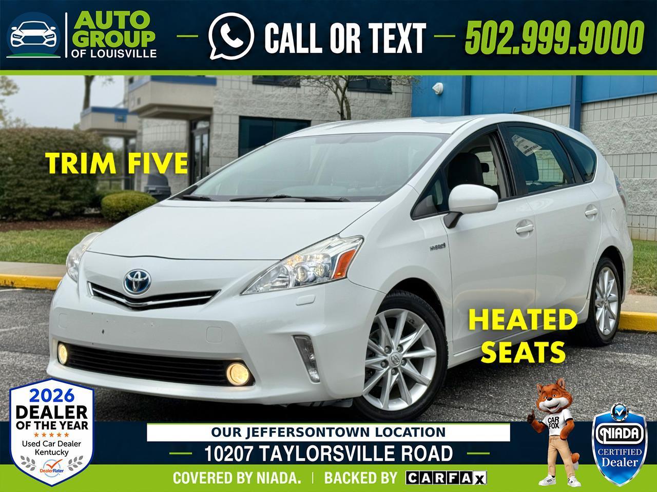 Toyota Prius V 5dr Wgn Three (Natl) 2013