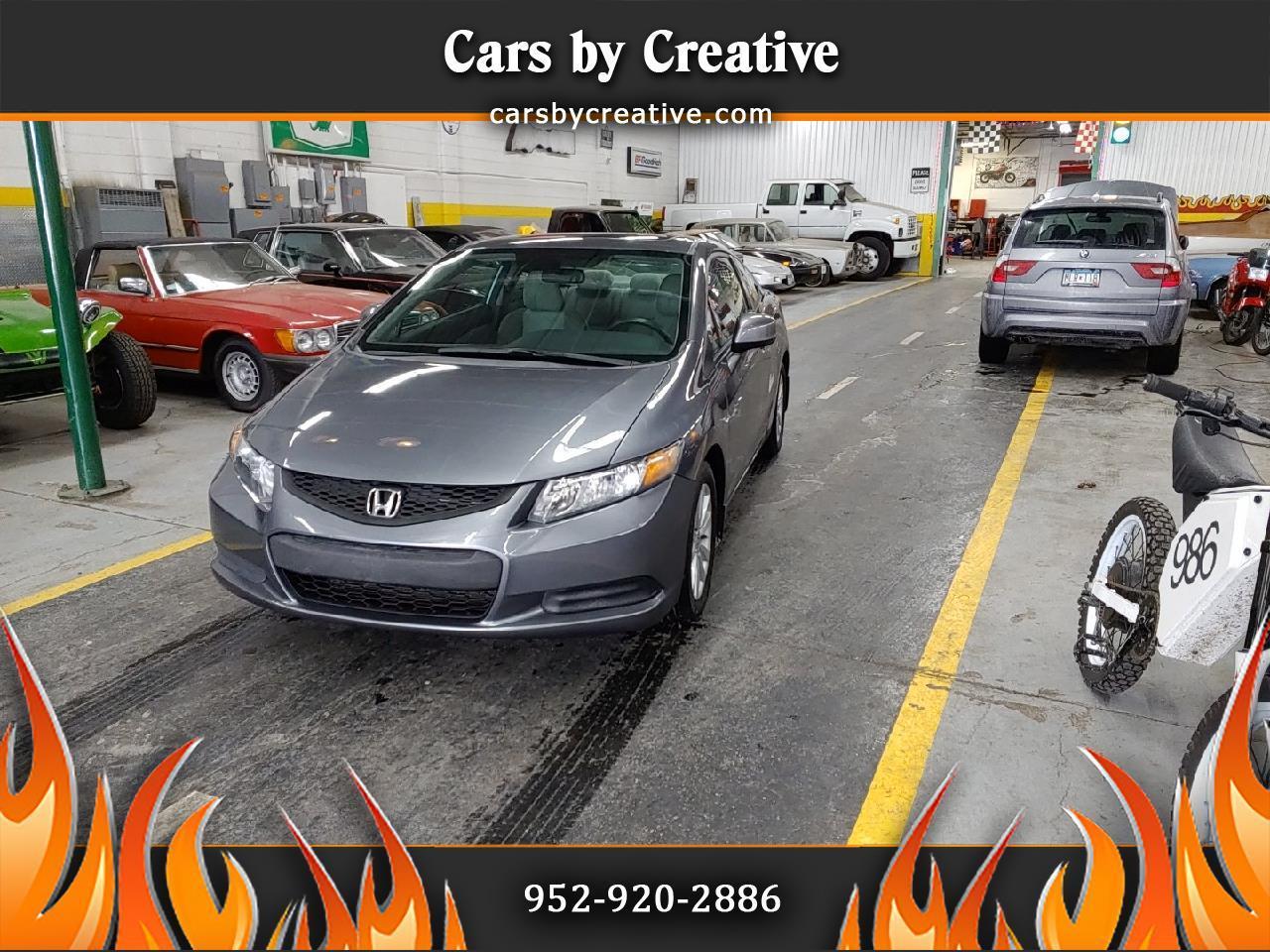 Used 2012 Honda Civic EX Coupe 5Speed AT for Sale in MN