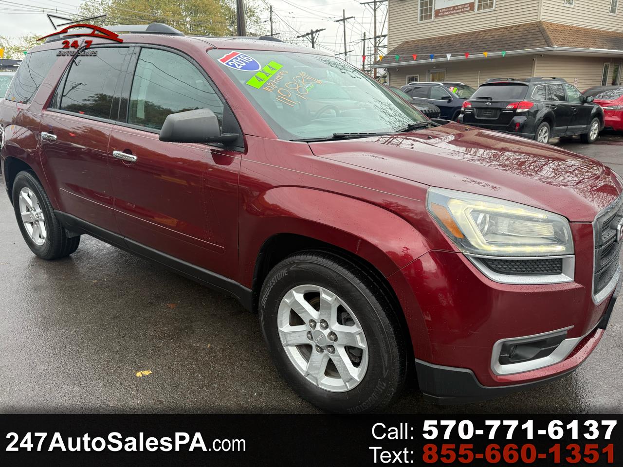 2016 GMC Acadia AWD 4dr SLE w/SLE-2