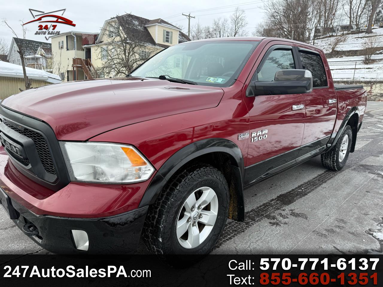 RAM 1500 4WD Crew Cab 140.5" Outdoorsman 2014