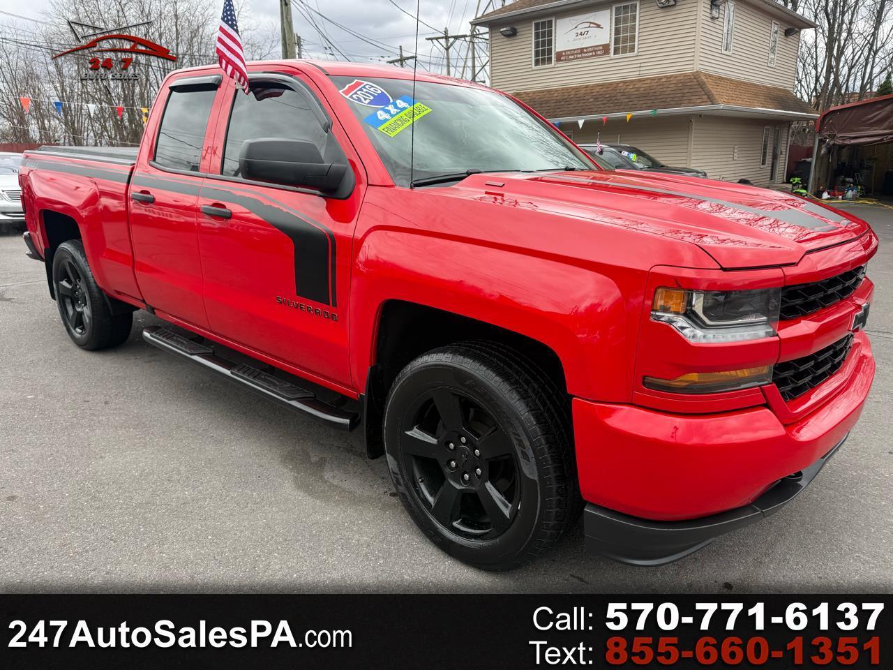 2016 Chevrolet Silverado 1500 4WD Double Cab 143.5" Custom