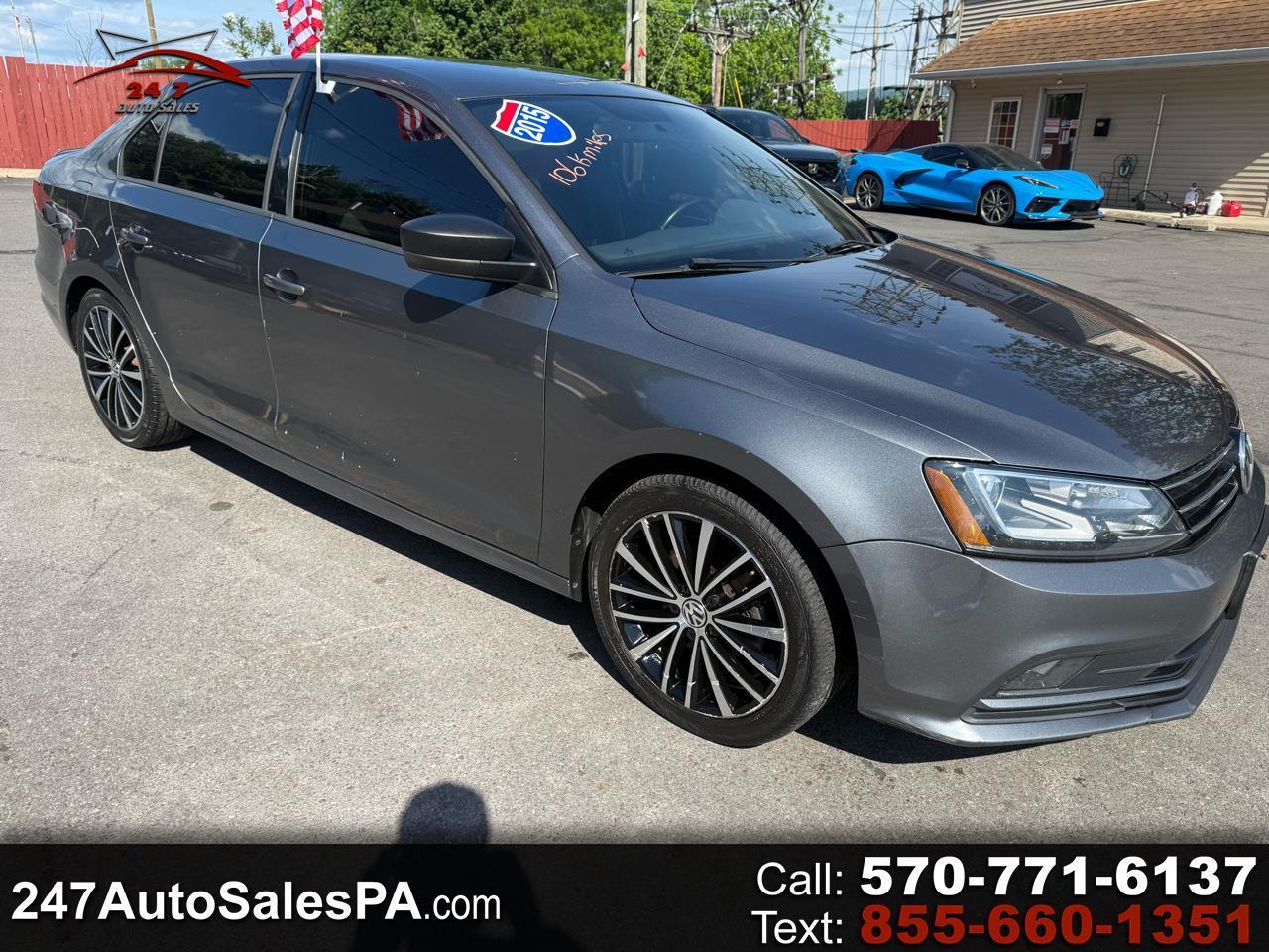 Volkswagen Jetta Sedan 4dr Auto 1.8T SE PZEV 2015