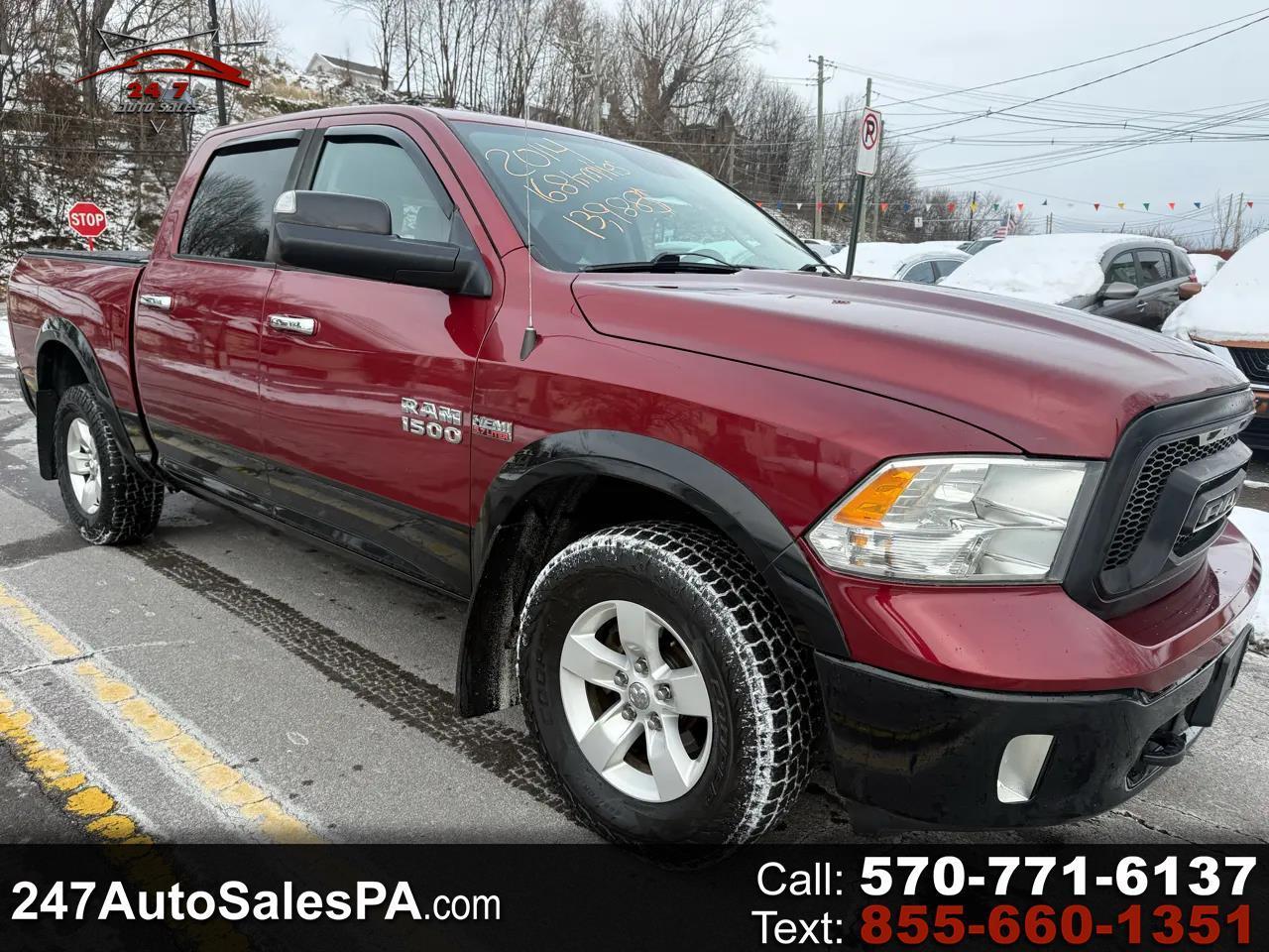 RAM 1500 4WD Crew Cab 140.5" Outdoorsman 2014