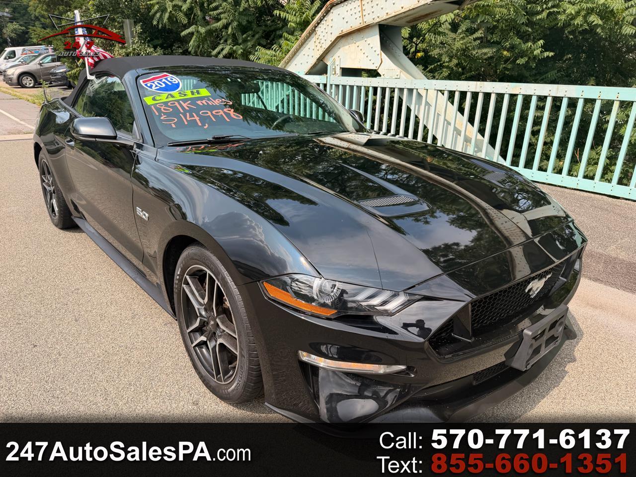 2019 Ford Mustang GT Premium Convertible