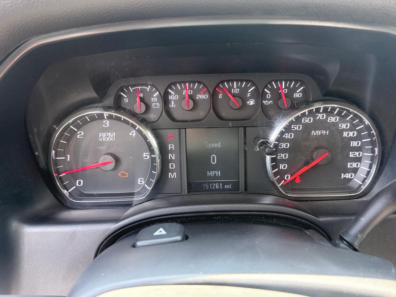 Chevrolet Silverado 1500 4WD Double Cab 143.5" Custom 2016
