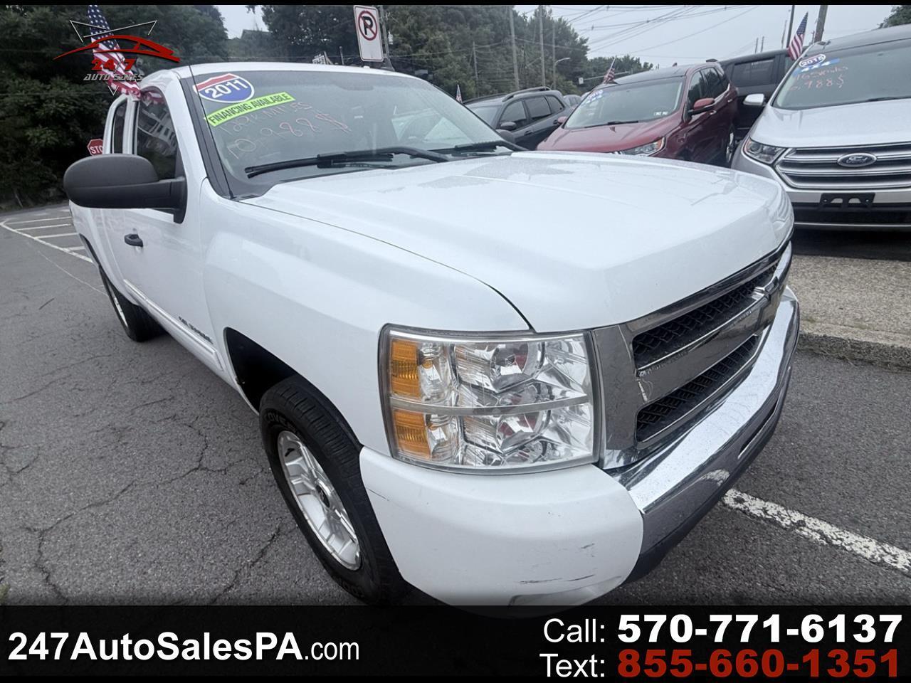 2011 Chevrolet Silverado 1500 4WD Ext Cab 143.5" LT