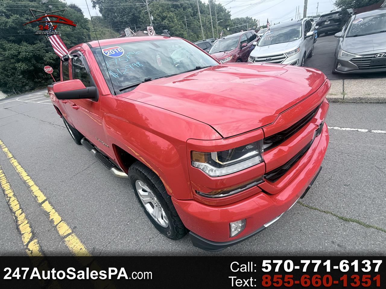 Chevrolet Silverado 1500 4WD Double Cab 143.5" LT w/2LT 2016