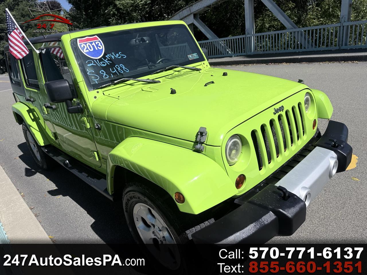 Jeep Wrangler Unlimited 4WD 4dr Sahara 2013