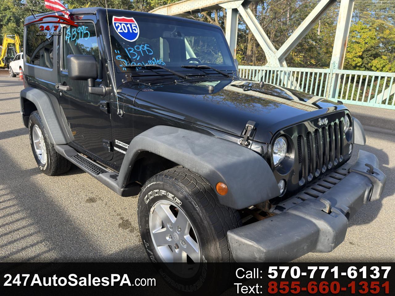 Jeep Wrangler 4WD 2dr Sport 2015