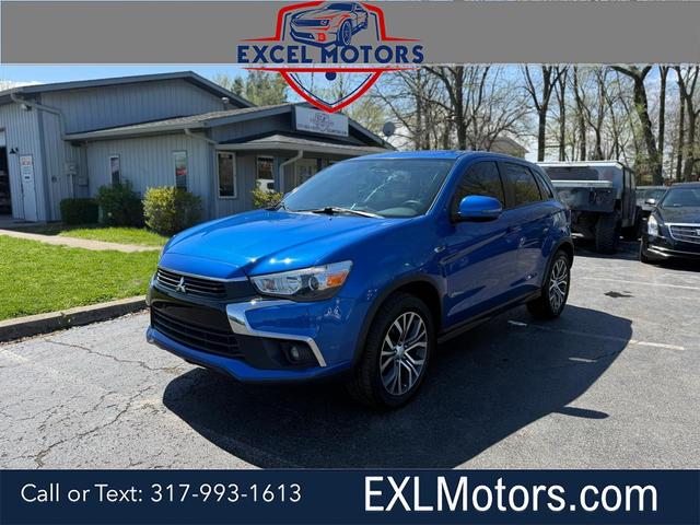 Octane Blue 2017 Mitsubishi Outlander Sport ES SUV / Crossover Front-Wheel Drive Continuously Variable Transmission