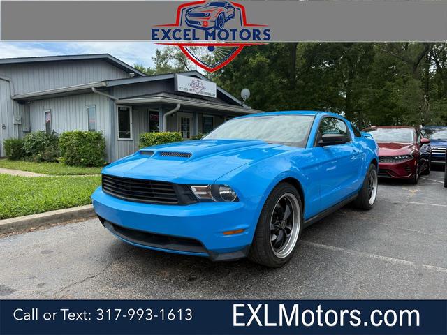 Grabber Blue 2010 Ford Mustang Coupe Rear-Wheel Drive 5-Speed Manual