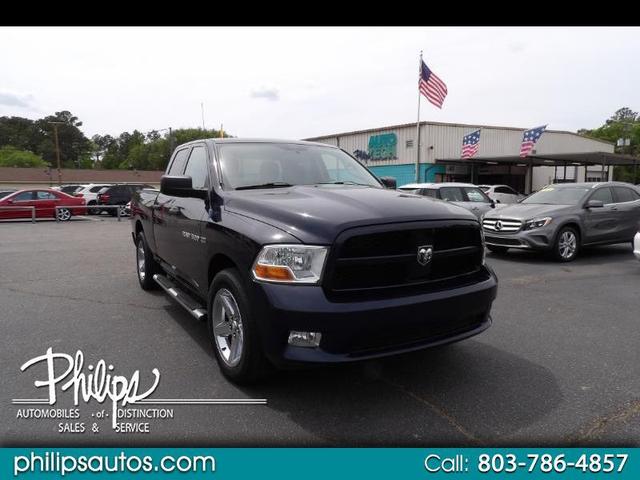 Blue 2012 RAM 1500 ST Quad Cab Pickup Truck 4X2 Automatic