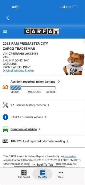 RAM ProMaster City Wagon 2018