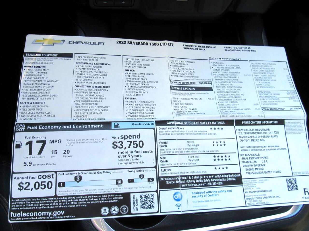 Chevrolet Silverado 1500 LTD  2022