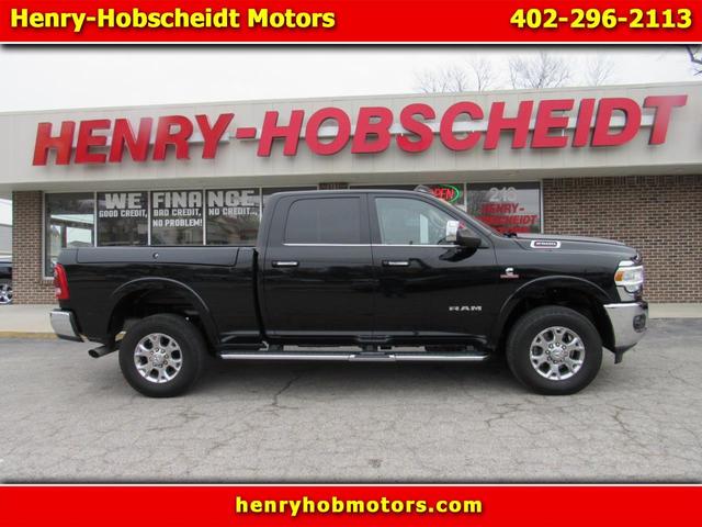 Black 2022 RAM 2500 Laramie Crew Cab 4WD Pickup Truck Four-Wheel Drive Automatic