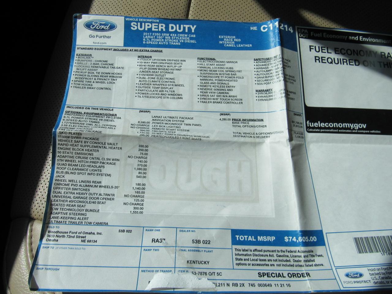 Ford Super Duty F-350 SRW  2017