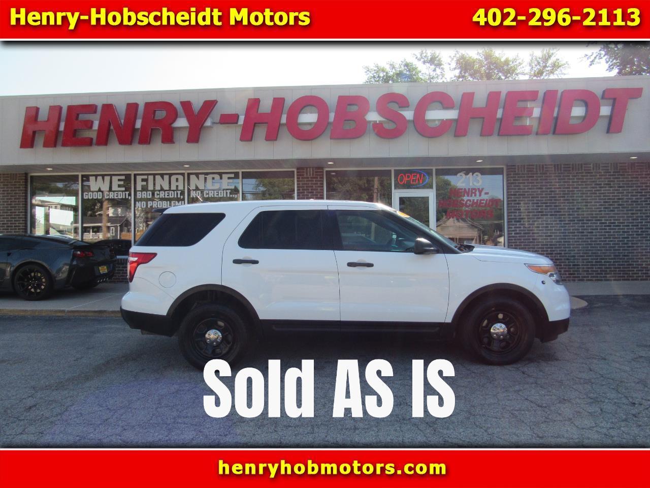 White 2014 Ford Explorer SUV / Crossover All-Wheel Drive Automatic