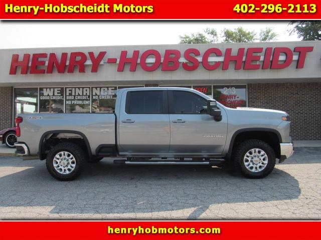 Silver 2024 Chevrolet Silverado 3500HD Pickup Truck Four-Wheel Drive Automatic