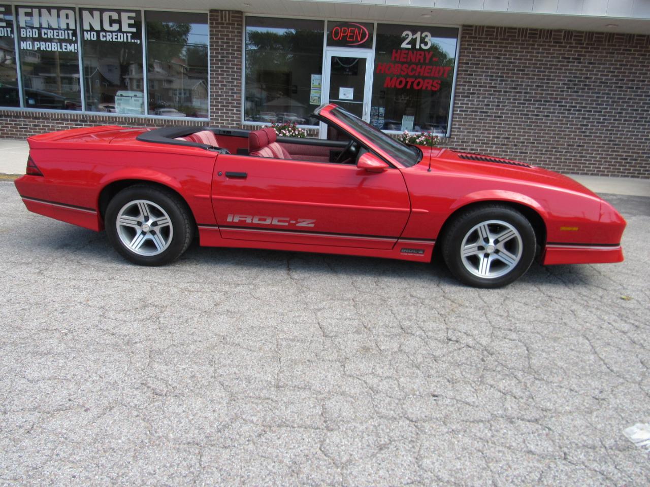 Chevrolet Camaro IROC Z convertible 1989