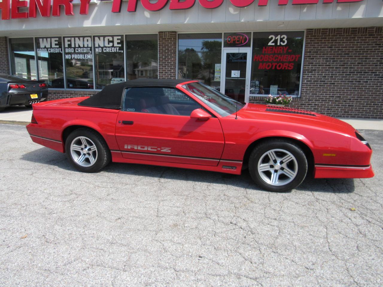 Chevrolet Camaro IROC Z convertible 1989