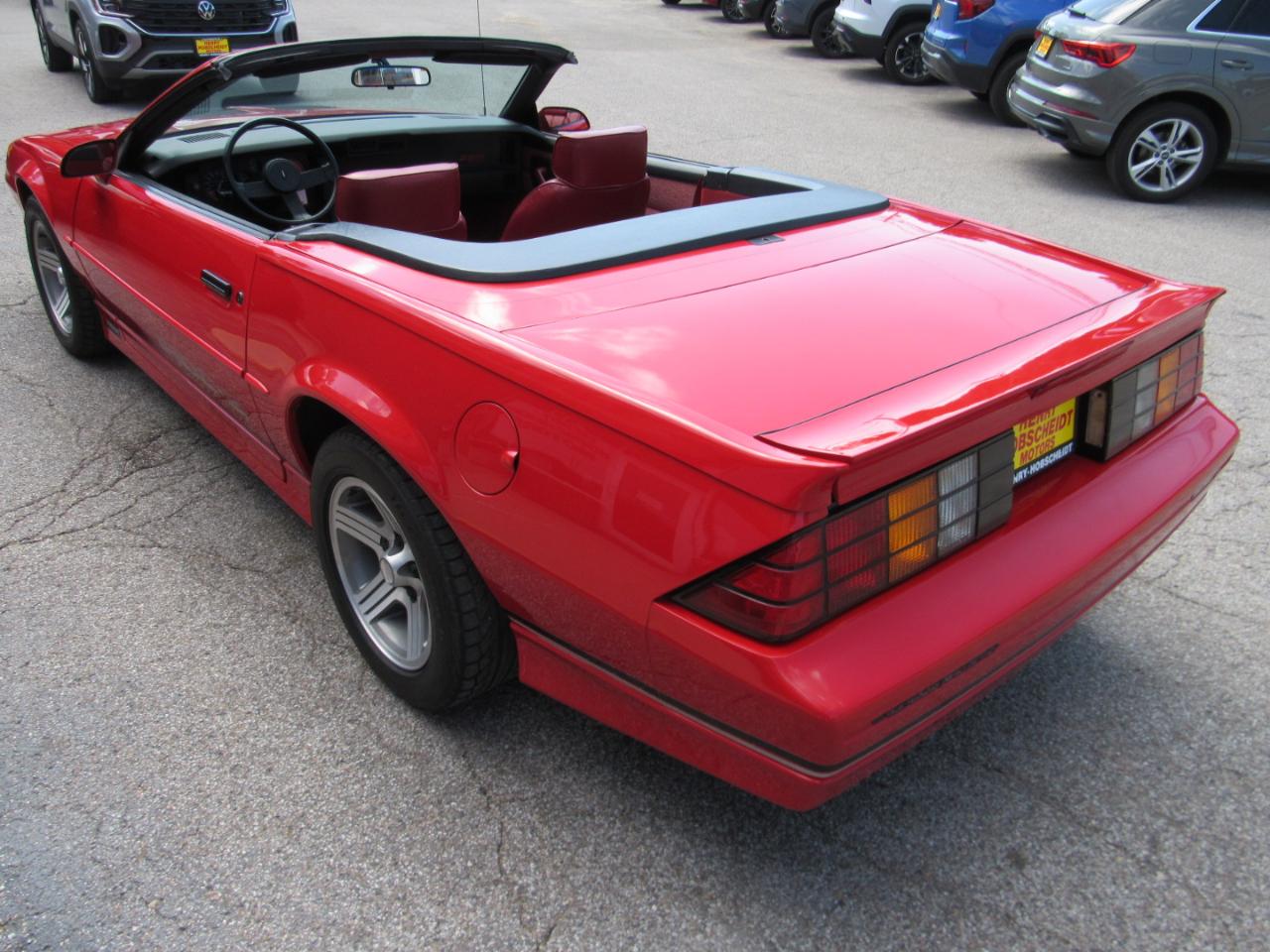 Chevrolet Camaro IROC Z convertible 1989