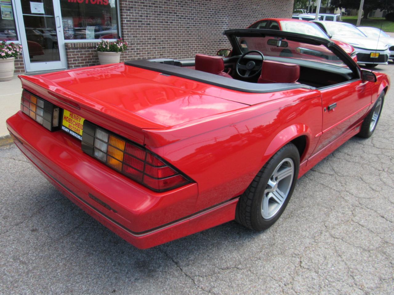 Chevrolet Camaro IROC Z convertible 1989