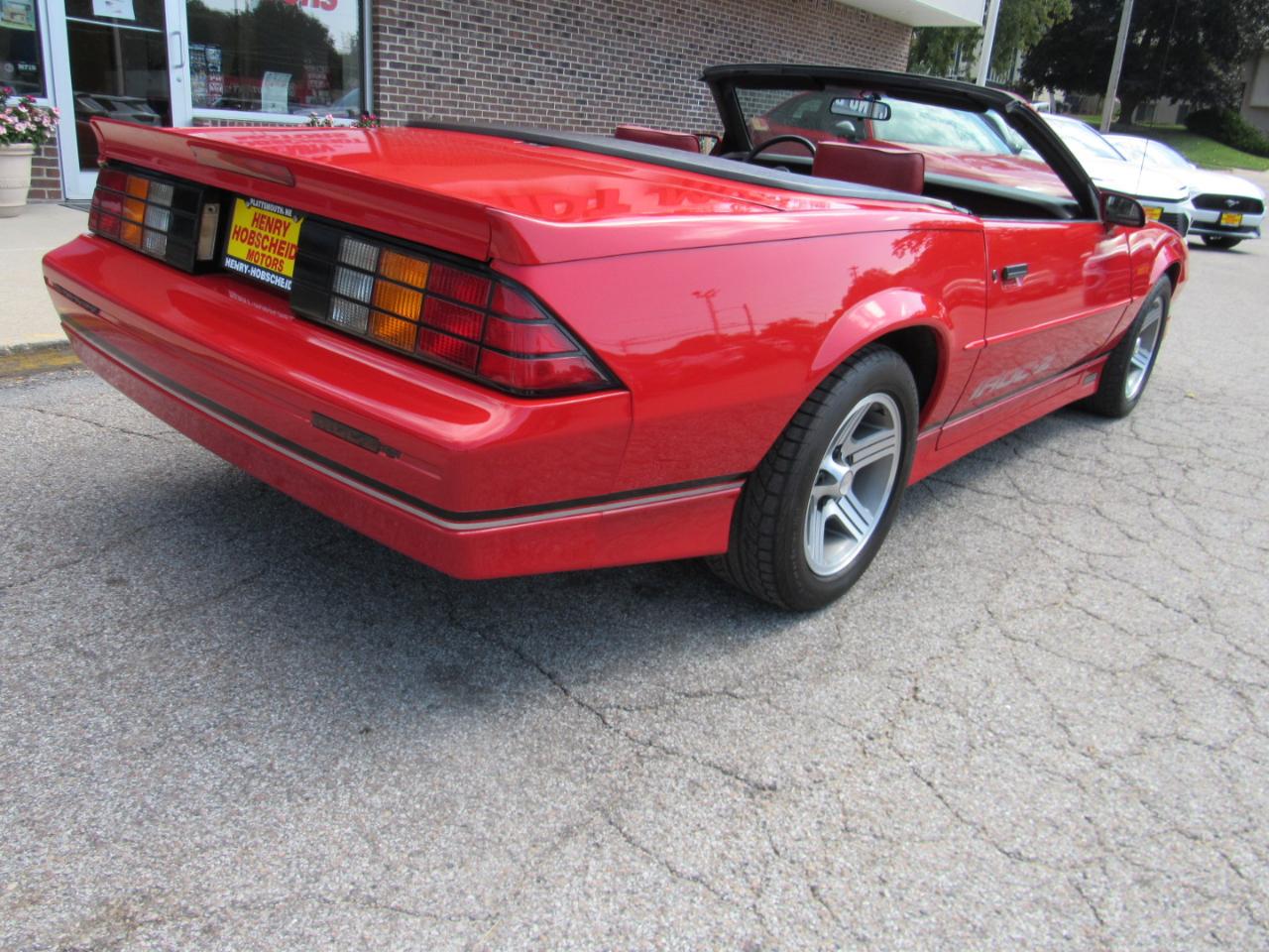Chevrolet Camaro IROC Z convertible 1989