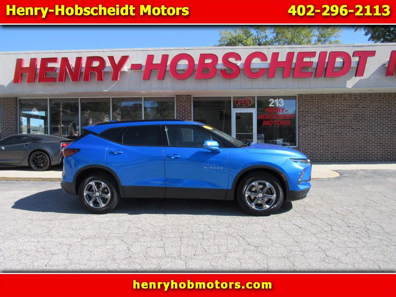 Blue 2024 Chevrolet Blazer SUV / Crossover All-Wheel Drive Automatic