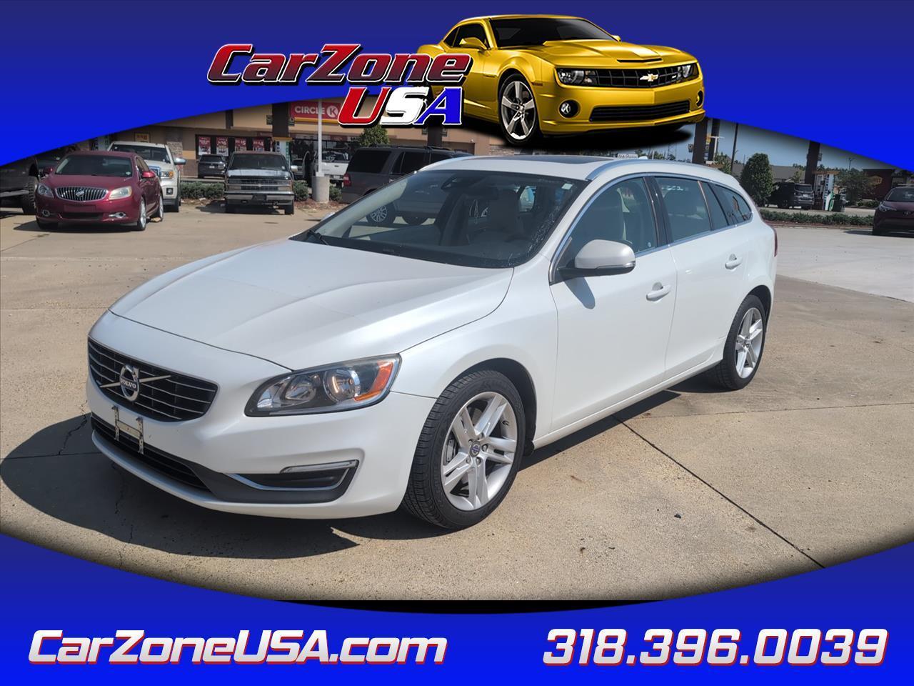 White 2015 Volvo V60 Wagon All-Wheel Drive 6-Speed Automatic