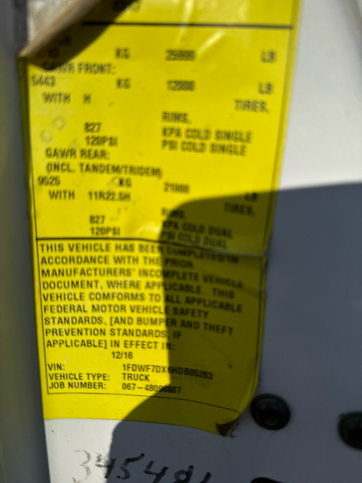 Ford F-750 Regular Cab 2WD DRW 2017 Ford F-750 Regular Cab 2WD DRW 2017