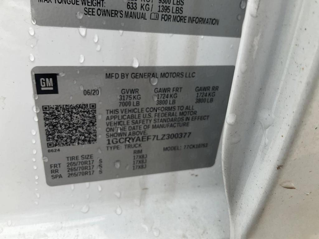 Chevrolet Silverado 1500 Work Truck Double Cab 4WD 2020