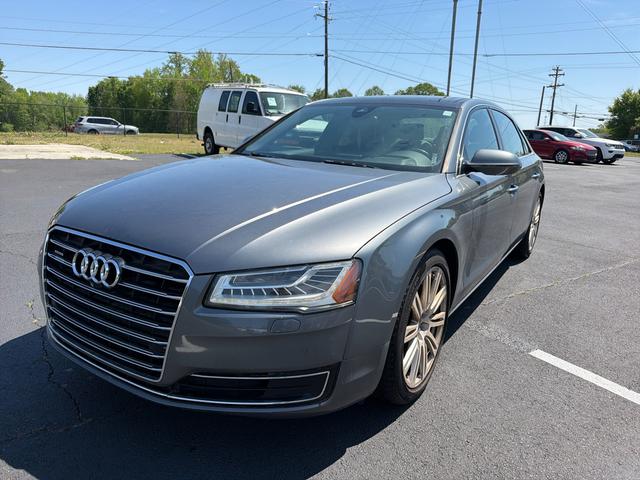 Gray 2015 Audi A8 3.0T quattro LWB AWD Sedan All-Wheel Drive 8-Speed Automatic