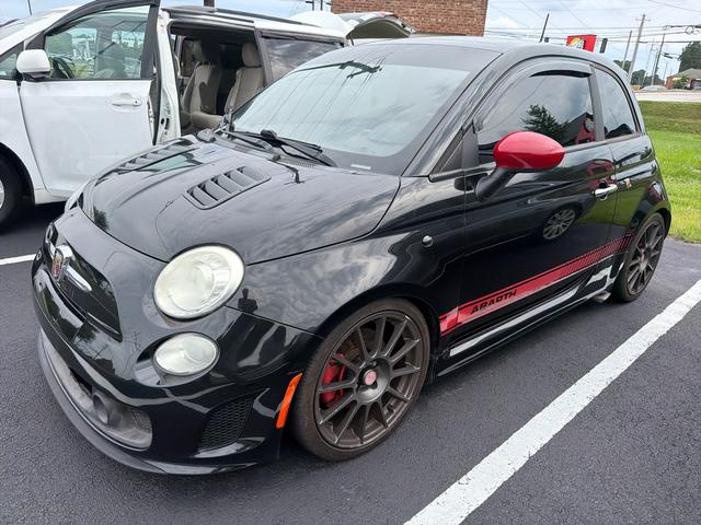 Black 2013 FIAT 500 Hatchback Front-Wheel Drive Manual