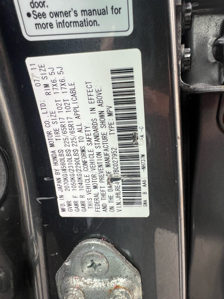 Honda CR-V SE 4WD 5-Speed AT 2011