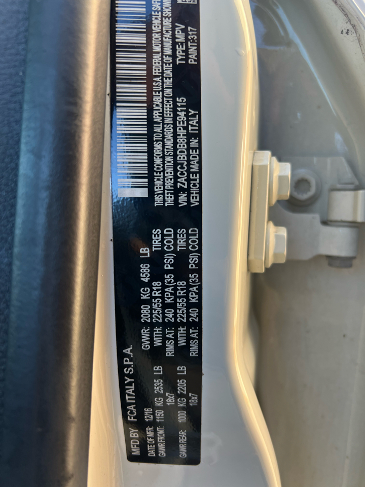 Jeep Renegade Limited 4WD 2017