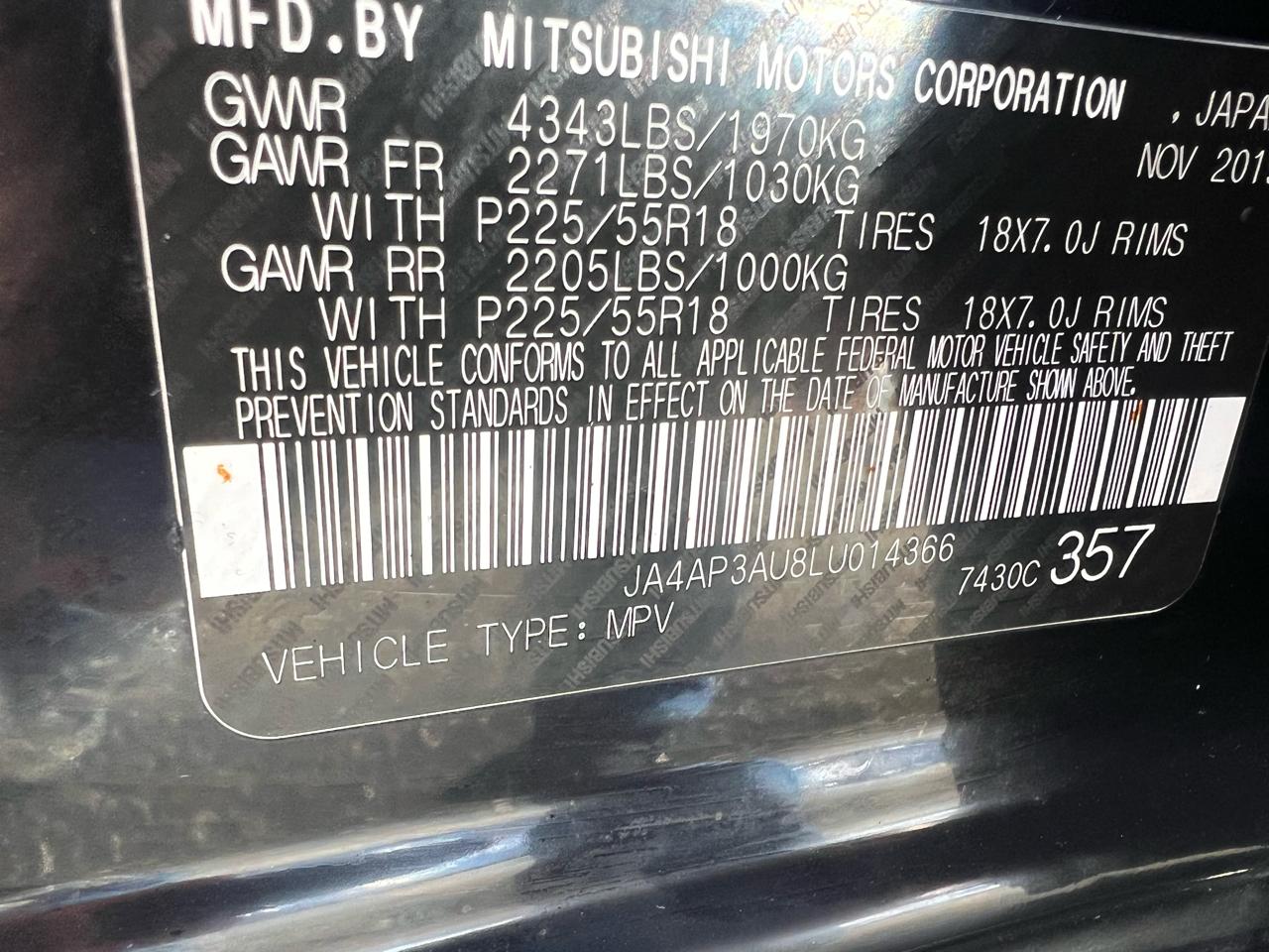 Mitsubishi Outlander Sport 2.0 ES CVT 2020